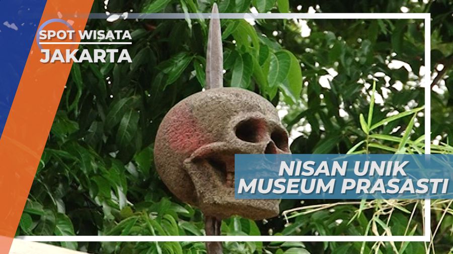 Batu Nisan Soe Hok Gie di Museum Taman Prasasti Jakarta