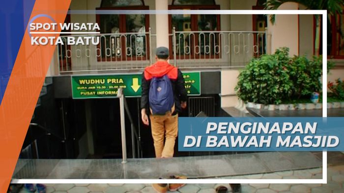Masjid Anur Kota Batu Malang, Tersedia Tempat Menginap Bagi Musafir