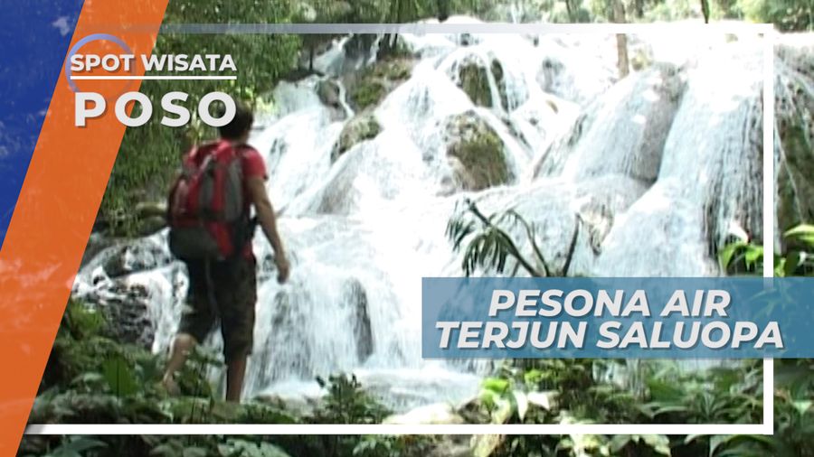 Pesona Air Terjun Saluopa Poso Sulawesi Tengah 