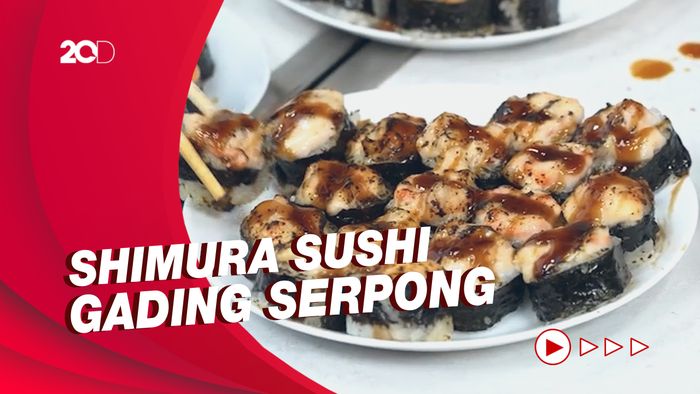 Bikin Laper: Mukbang Sushi Harga Kaki Lima Rasa Bintang Lima