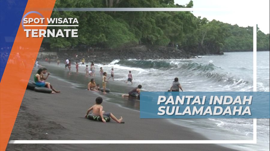 Menikmati Keindahan Pantai Sulamadaha Ternate