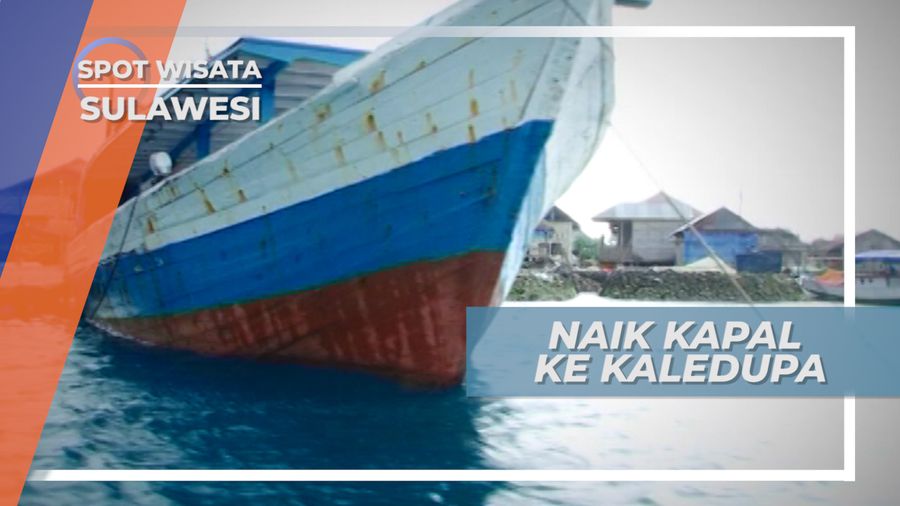 Menyewa Kapal Nelayan ke Pulau Kaledupa Sulawesi Tenggara