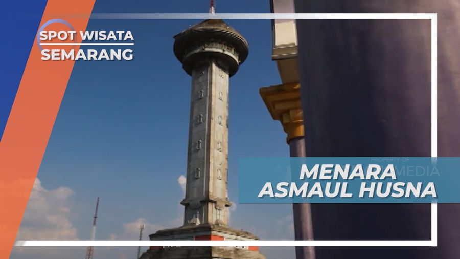 Melihat Keindahan Kota Semarang dari Menara Asmaul Husna, Semarang