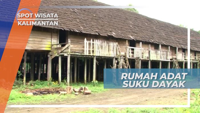 Lamin, Rumah Adat Suku Dayak Desa Eheng Kecamatan Damai Kutai Barat Kalimantan Timur