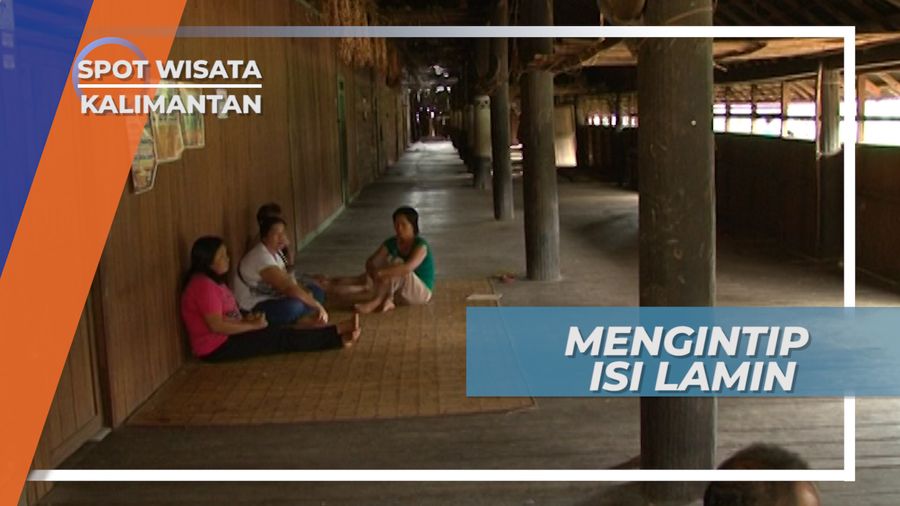 Memasuki Rumah Lamin.Suku Dayak Desa Eheng Kalimantan Timur