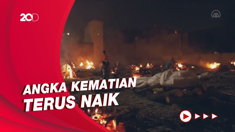 India Mulai Kehabisan Ruang untuk Kremasi Korban COVID-19