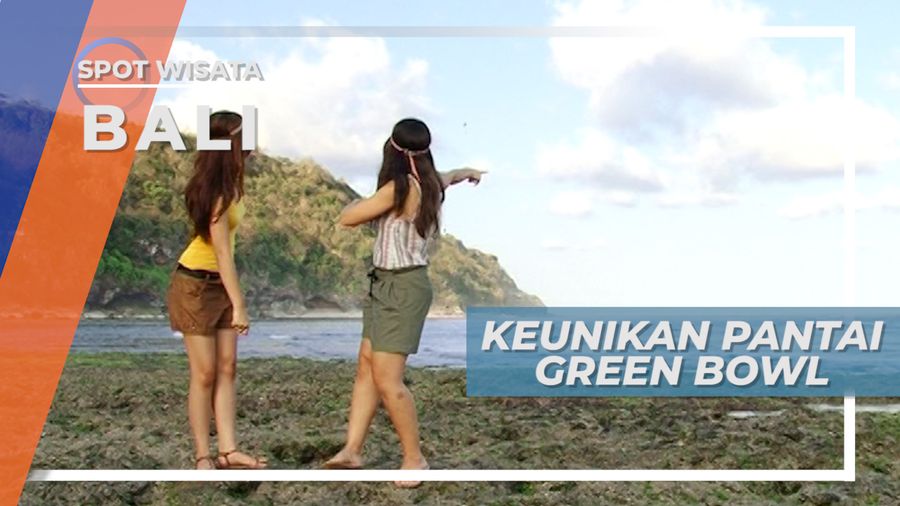Pantai Green Bowl, Asal Namanya Dapat dilihat Saat Air Surut di Ungasan Bali