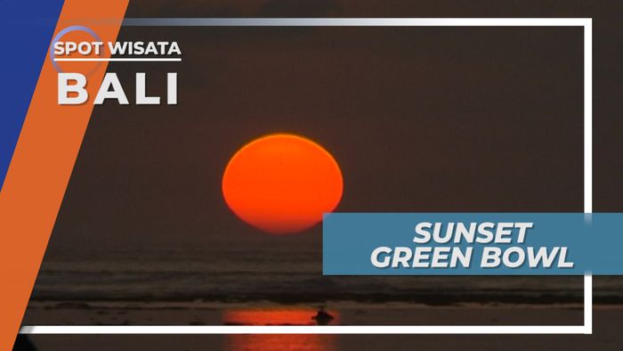 Senja di Pantai Green Bowl Ungasan Bali