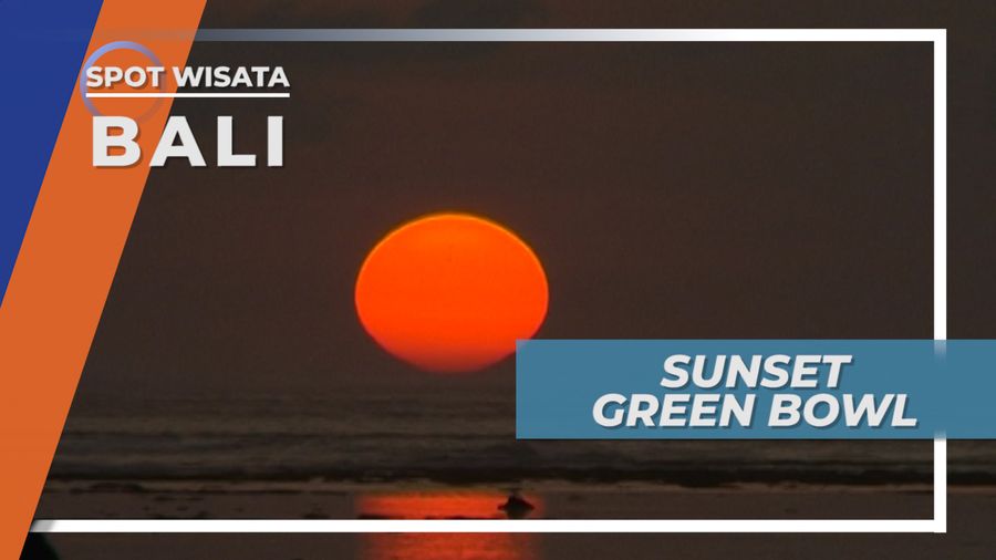 Senja di Pantai Green Bowl Ungasan Bali