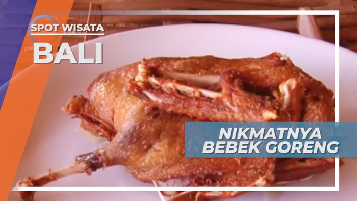 Nikmatnya Bebek Goreng, Disantap Bersama Trio Sambal Bali