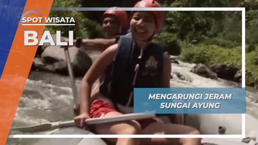 Uji Adrenalin Mengarungi Derasnya Aliran Sungai Ayung Bali