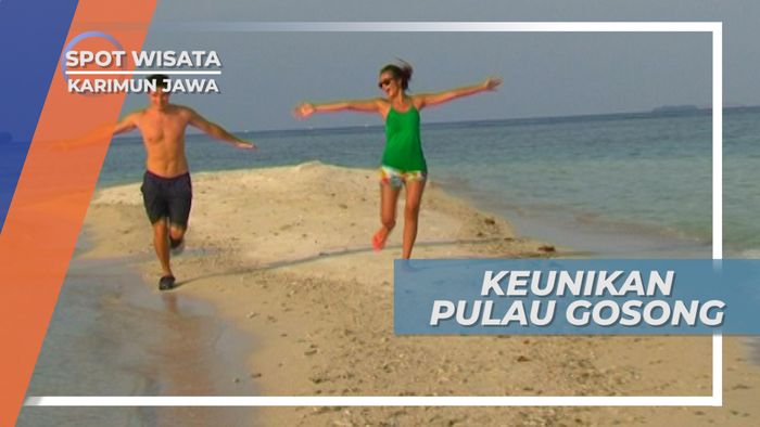 Pulau Gosong, Hanya Timbul Saat Air Surut di Karimun Jawa
