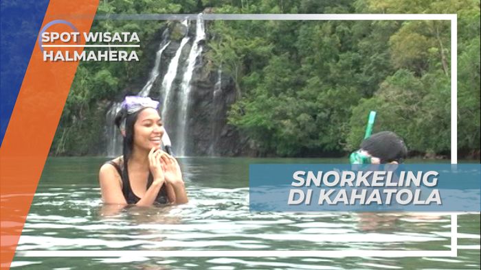 Snorkeling Di Bawah Air Terjun, Pesona Cantik Bawah Laut Kahatola Halmahera