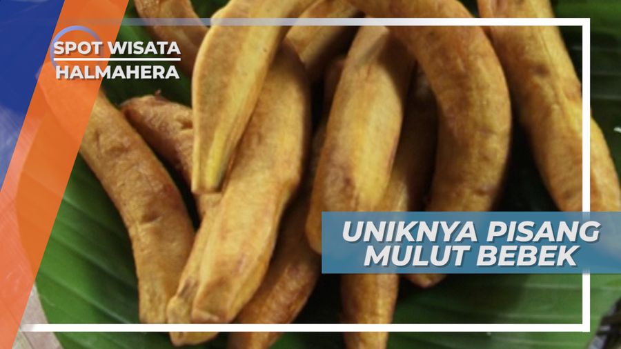 Pisang Mulut Bebek Cocol Sambal Ikan, Kuliner Khas Tobelo Halmahera