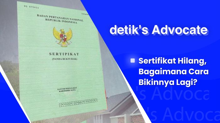 Sertifikat Hilang, Bagaimana Cara Bikinnya Lagi?