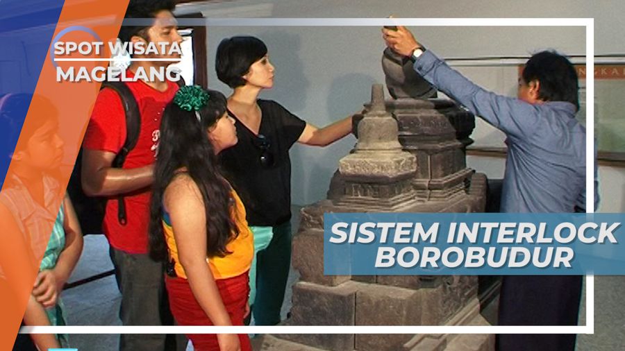 Sistem Interlock, Struktur Pembangunan Candi Borobudur Magelang