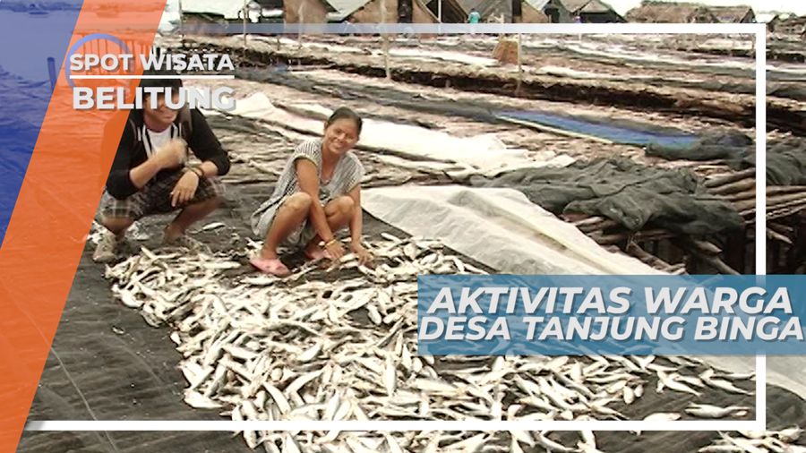 Beginilah Aktivitas Sehari-hari Warga Desa Tanjung Binga, Belitung