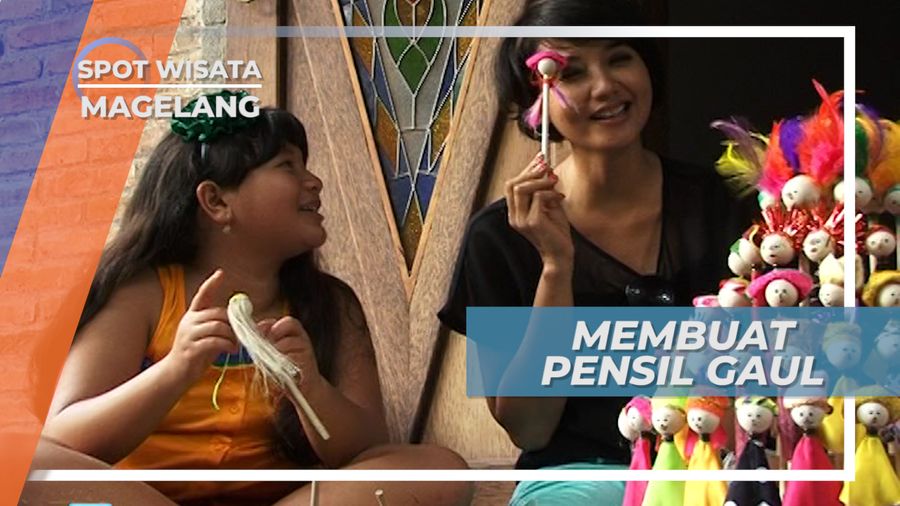 Belajar Membuat Pensil Gaul, Kerajinan Dari Kayu Khas Magelang