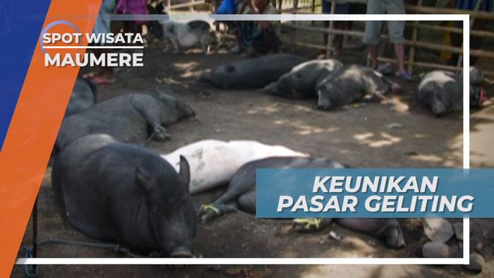 Keunikan Pasar Geliting, Hanya Buka Setiap Hari Jumat, Flores