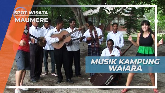 Goyang Maumere Diiringi Musik Waiara Flores