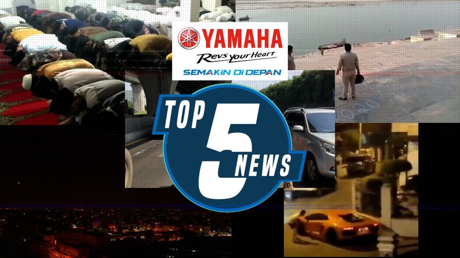 Top 5: Jemaah Naqsabandiyah Gelar Salat Id, Roket Palestina di Langit Israel