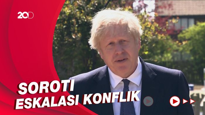 Boris Johnson Desak Israel-Palestina Menahan Diri