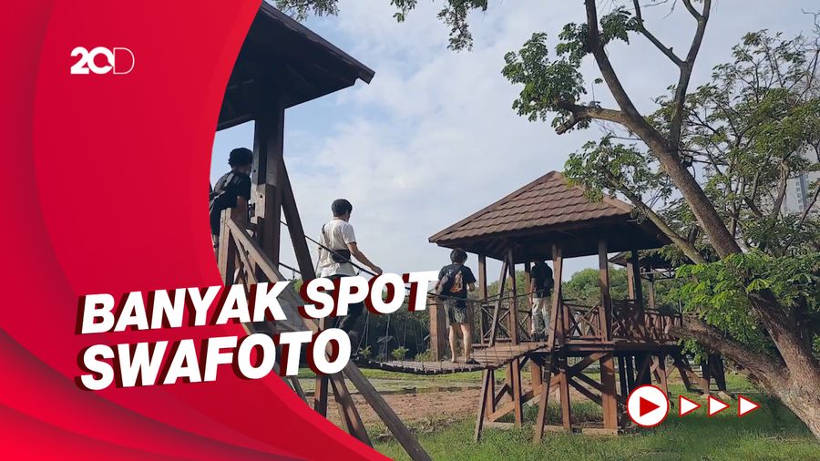 Menjajal Taman Wisata Alam Angke Kapuk di Libur Lebaran