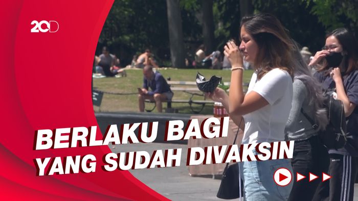 Warga AS Khawatir dengan Aturan Tak Wajib Pakai Masker Usai Vaksinasi