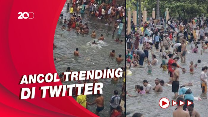 Warganet Samakan Kerumunan Ancol dengan Sungai Gangga di India