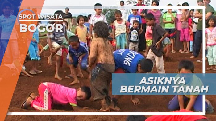Berani Kotor, Siapa Takut, Main Tanah Merah Berlumpur di Bogor Jawa Barat