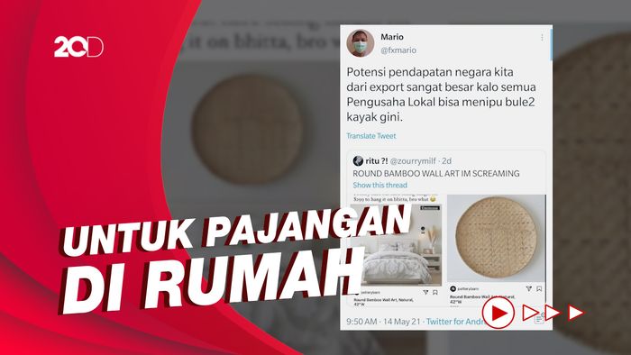 Netizen Geger Tampah Bambu di Luar Negeri Dihargai Rp 4 Juta