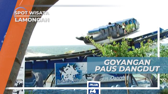 Goyangan Paus Dangdut di Wisata Bahari Lamongan 