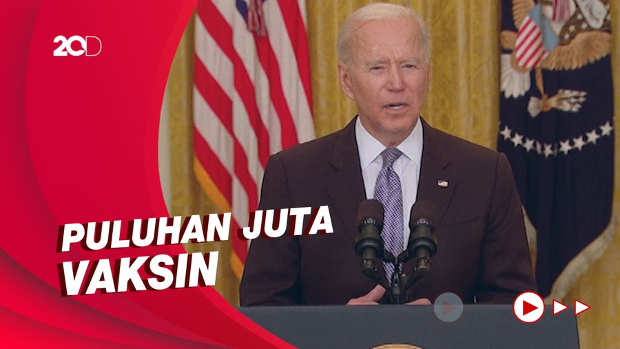 Janji Joe Biden Bagi-bagi Stok Vaksin Corona ke Dunia