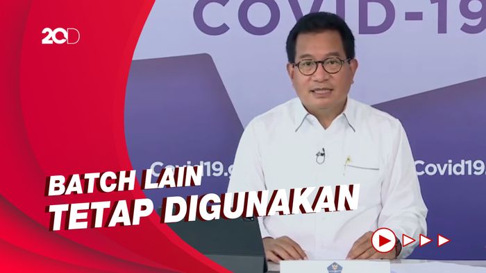 Satgas Tegaskan Hanya Vaksin AstraZeneca Batch CTMAV547 yang Disetop