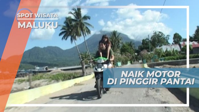Meminjam Motor Mengelilingi Pulau Maitara Maluku Utara