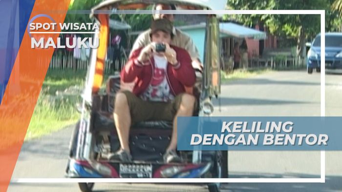 Keliling Kota Tidore Dengan Bentor Maluku Utara