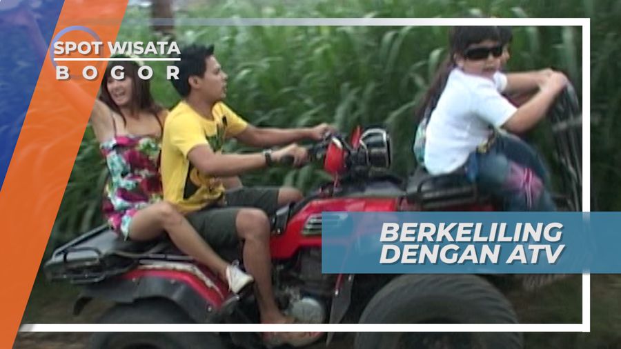 Menaiki ATV Bersama, Mengelilingi Ladang Rumput Lalang di Bogor Jawa Barat