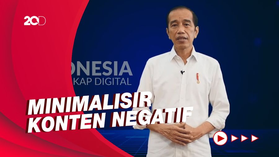 Gaungkan Literasi Digital, Jokowi Ajak Masyarakat Banjiri Konten Positif