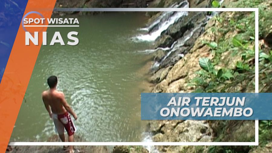 Meloncat Tinggi dari Air Terjun Onowaembo Nias