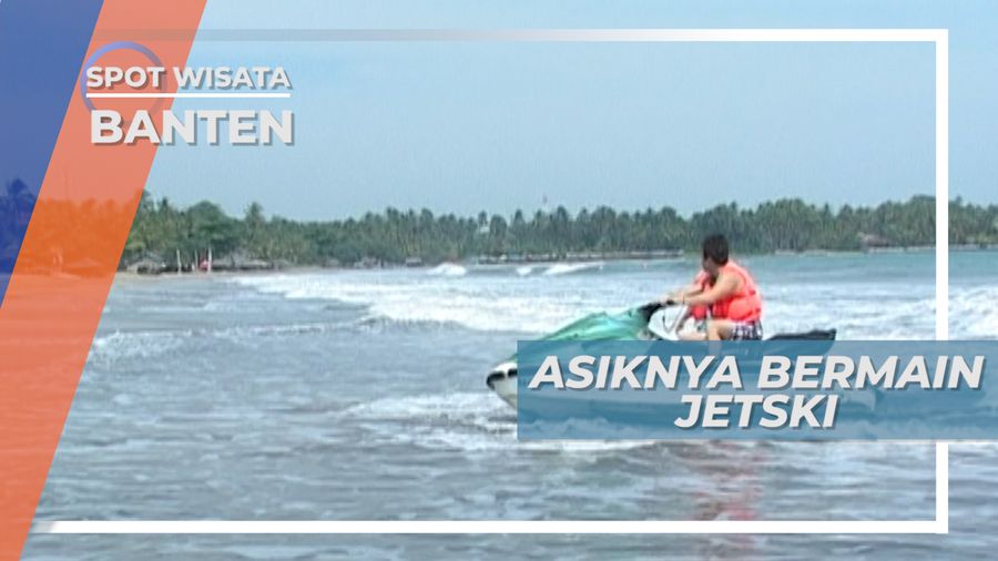 Ngebut Di Laut Anyer Banten dengan Jetski