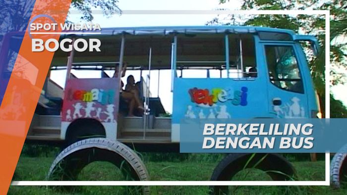 Berkeliling dengan Bus, di Taman Buah Mekarsari Bogor Jawa Barat