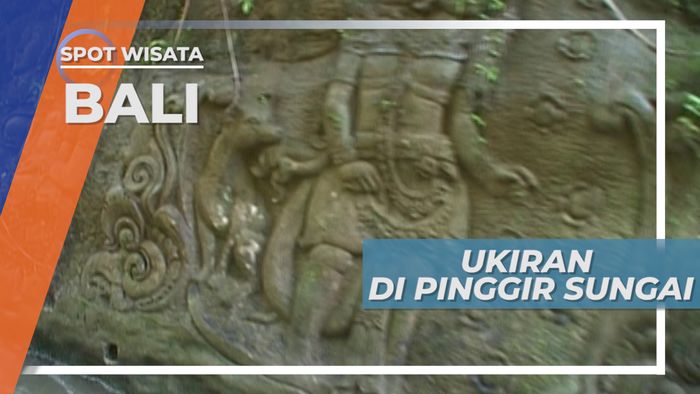 Menikmati Pemandangan Unik nan Indah di Sungai Desa Melinggih Kelod, Bali