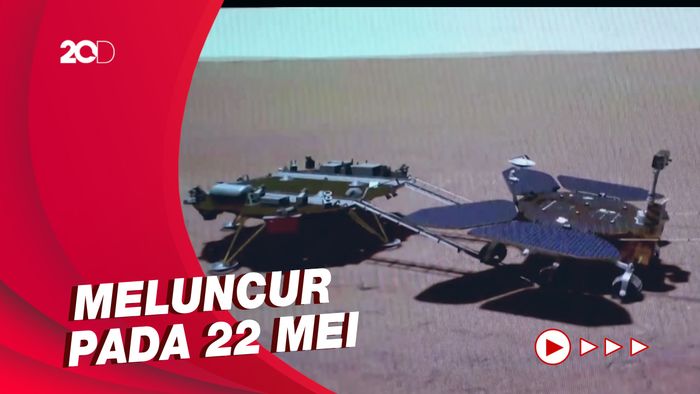 Rover Zhurog China Berhasil Meluncur ke Permukaan Planet Mars