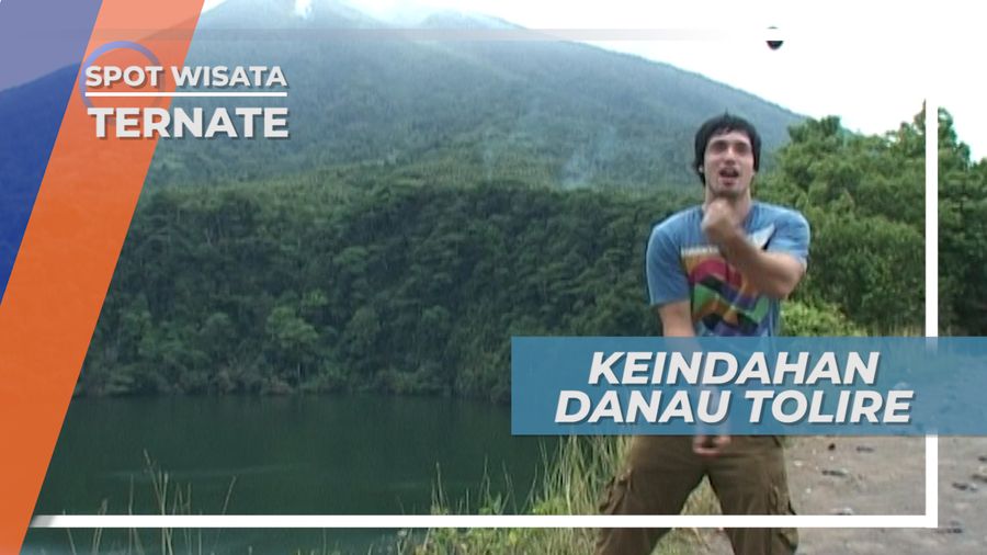 Indahnya Danau Tolire yang Dikelilingi Tebing Tinggi, Ternate