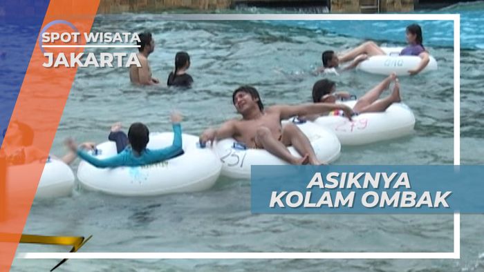 Mencoba Kolam Ombak, Terombang-ambing Serasa di Tengah Laut, Jakarta