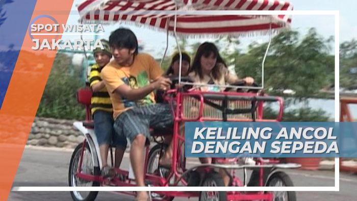 Serunya Berkeliling Ancol dengan Mengayuh Surry Bike, Jakarta
