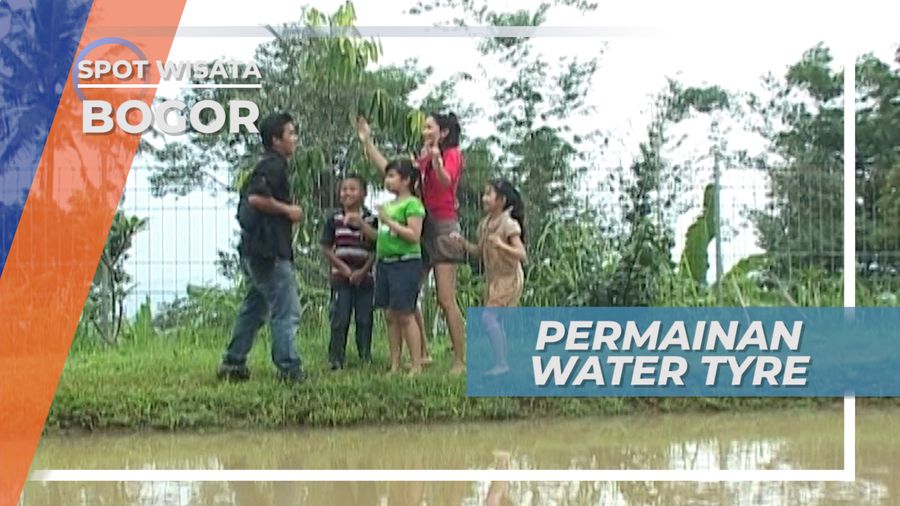Butuh Ketrampilan dan Kerjasama Tim untuk Bermain Water Tyre, Bogor