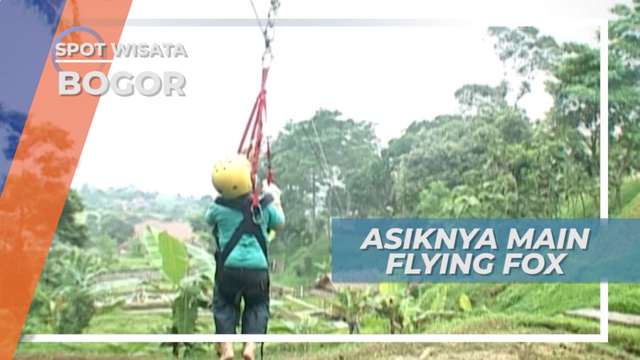 Uji Nyali, Memacu Adrenalin Bermain Flying Fox, Bogor