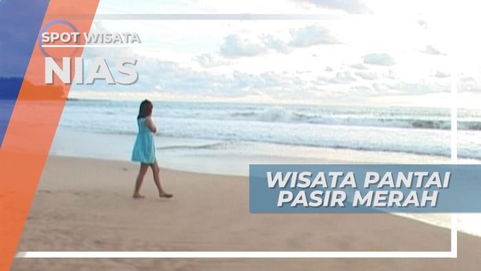 Wisata Pantai Pasir Merah Afulu Nias