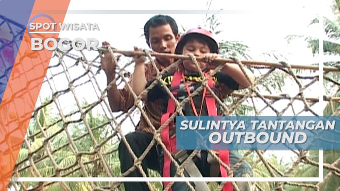 Sulitnya Menaklukkan Tantangan Rope Course, Bogor